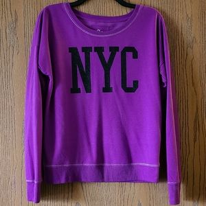 Purple NYC Sweatshirt